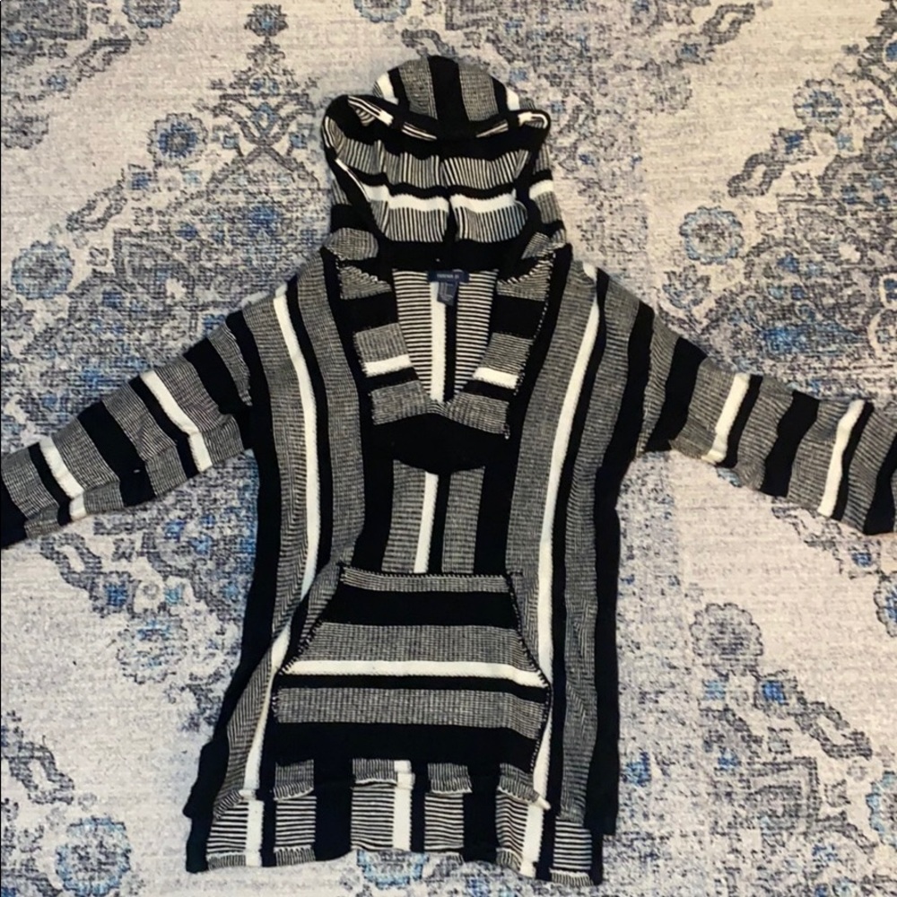 Forever 21 striped hoodie